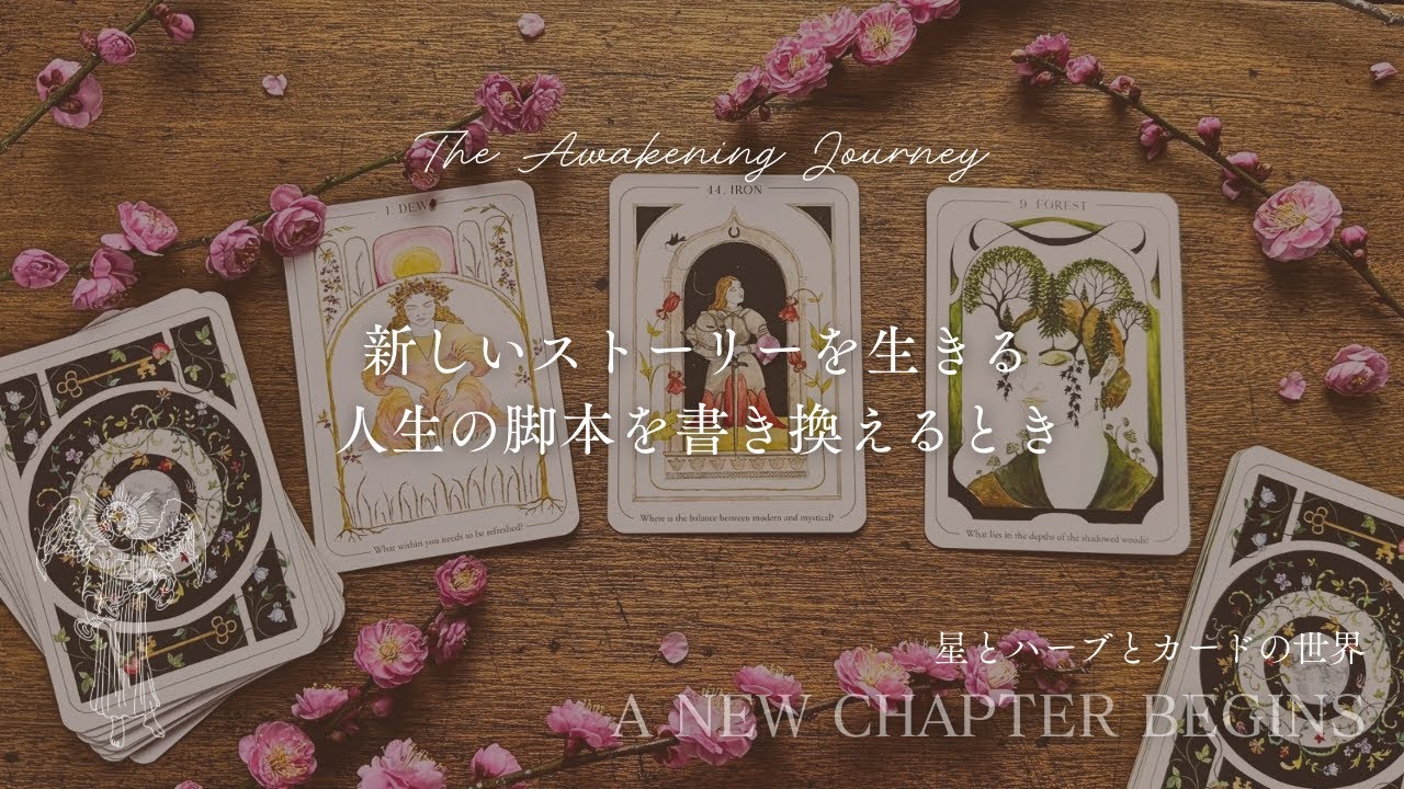 【新しいストーリーを生きる】人生の脚本を書き換えるとき🪄スピリチュアルカードリーディング👼タロット＋オラクル