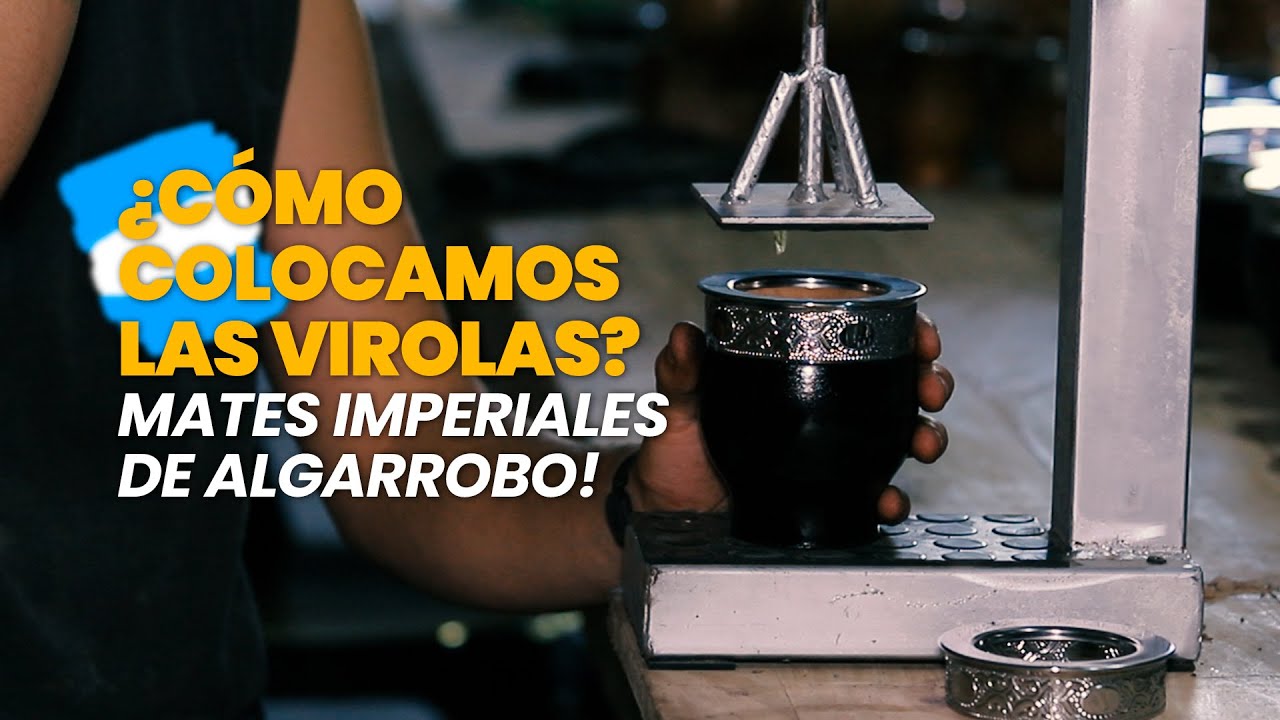 🔩 ¿Cómo colocamos la virola en nuestros Mates Imperiales de Algarrobo? | Proceso artesanal Que Mate