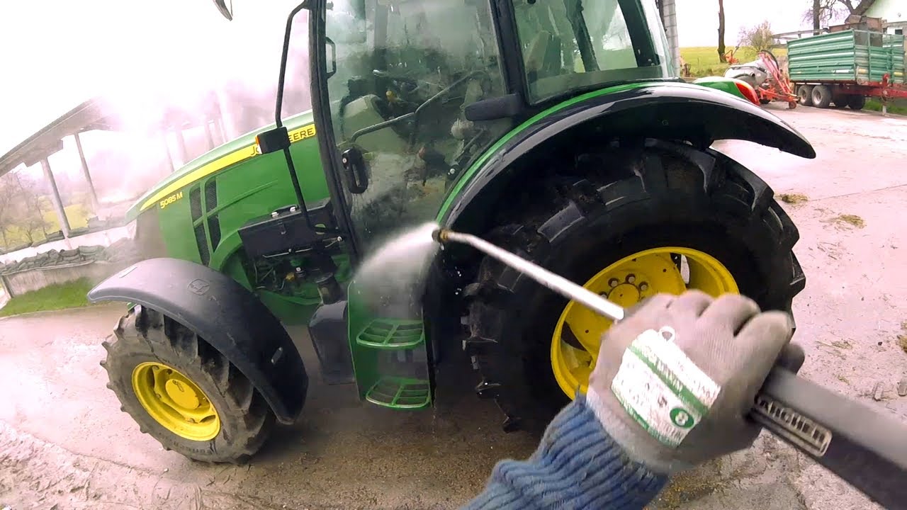 Washing Tractors and Other Jobs on a Small Dairy Farm