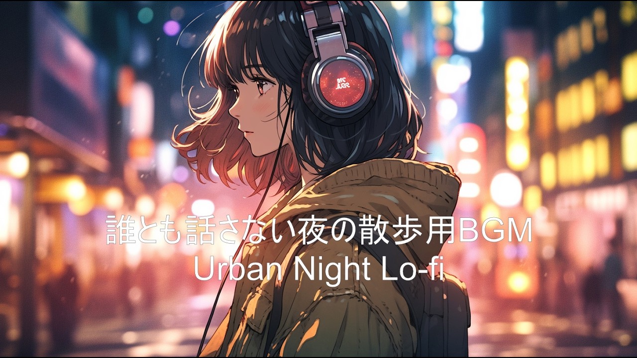 誰とも話さない夜の散歩用BGM｜Urban Night Lo fi