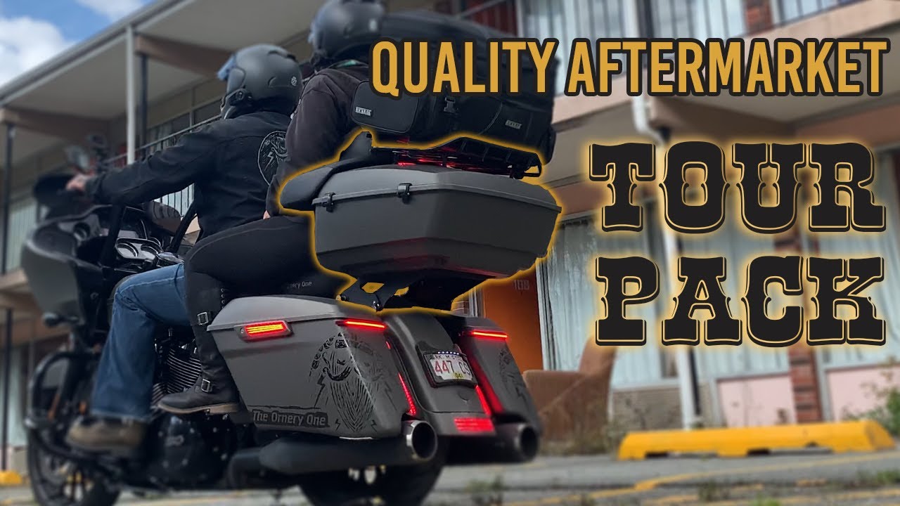 Aftermarket Tour Pack at fraction $$ than Harley-Davidson Touring Pak HD luggage Advanblack TourPack