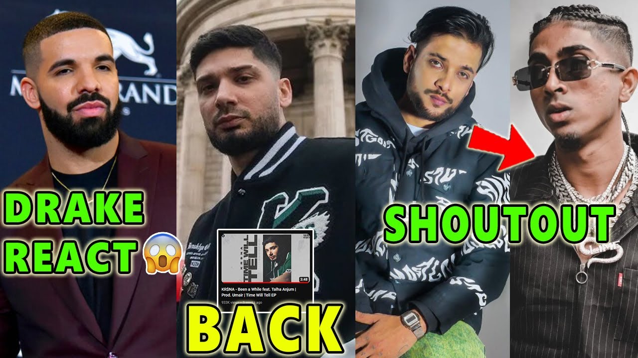 KR$NA'S TRACK IS BACK | DRAKE REACT ON INDIAN RAP | IKKA GAVE SHOUTOUT TO MC STAN | EMIWAY | TALHA