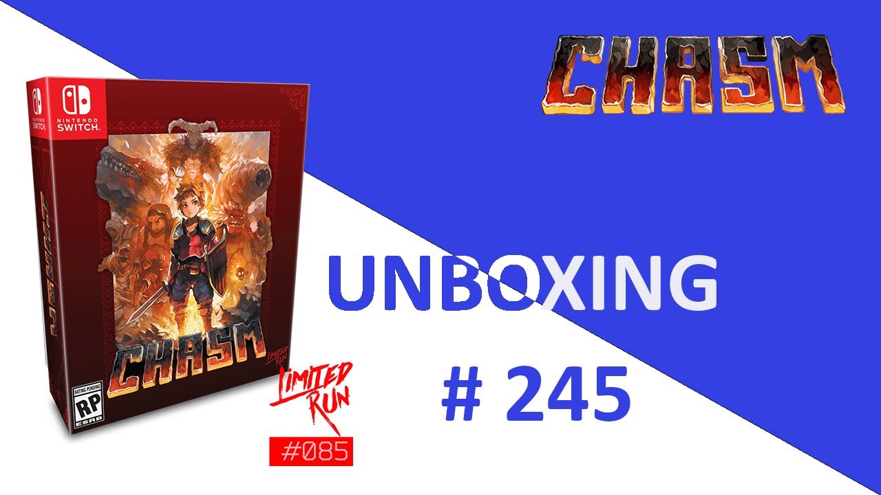 Unboxing / Déballage # 245 Chasm Classic Edition (Limited Run)