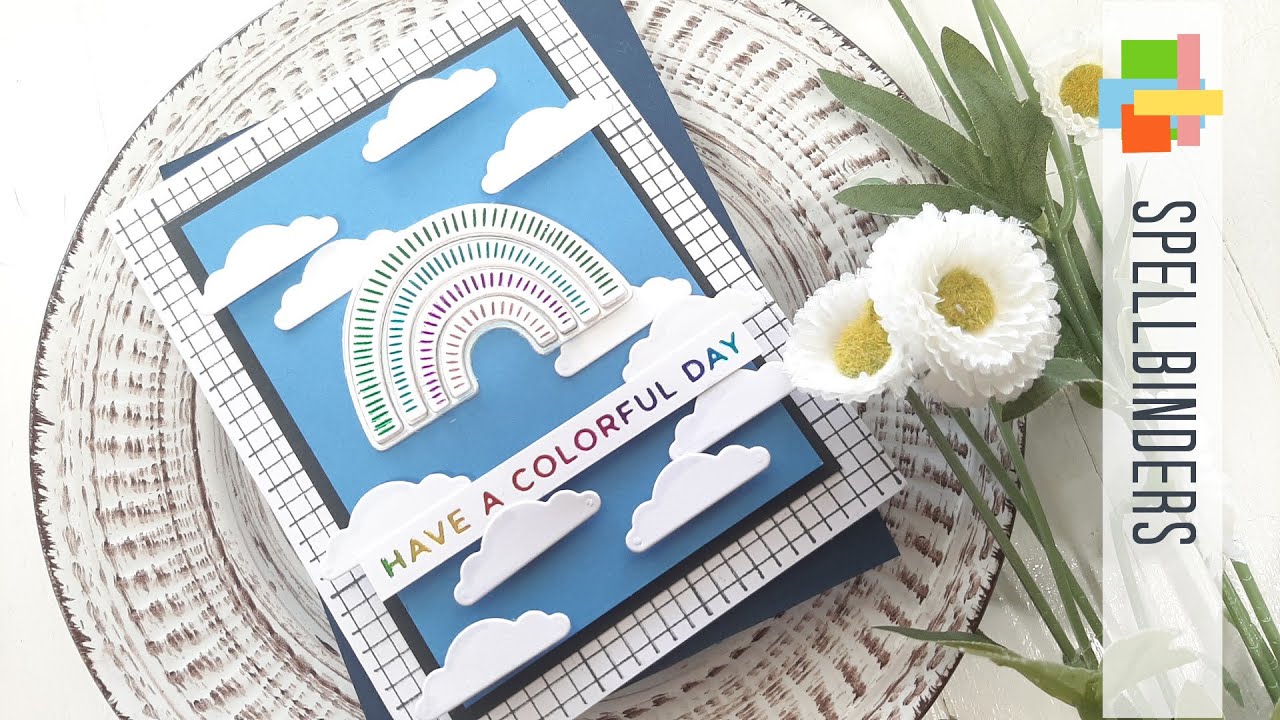 Spellbinders | Glimmer Hot Foil Kit of the Month | Sept 2020 | Colorful Day