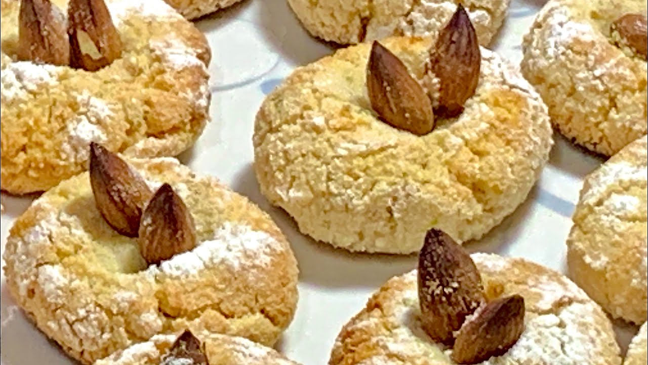 BISCOITO DE AMÊNDOA SICILIANO! SUCESSO TOTAL PARA A CEIA DE NATAL! SEM GLUTÉN E SEM LACTOSE!