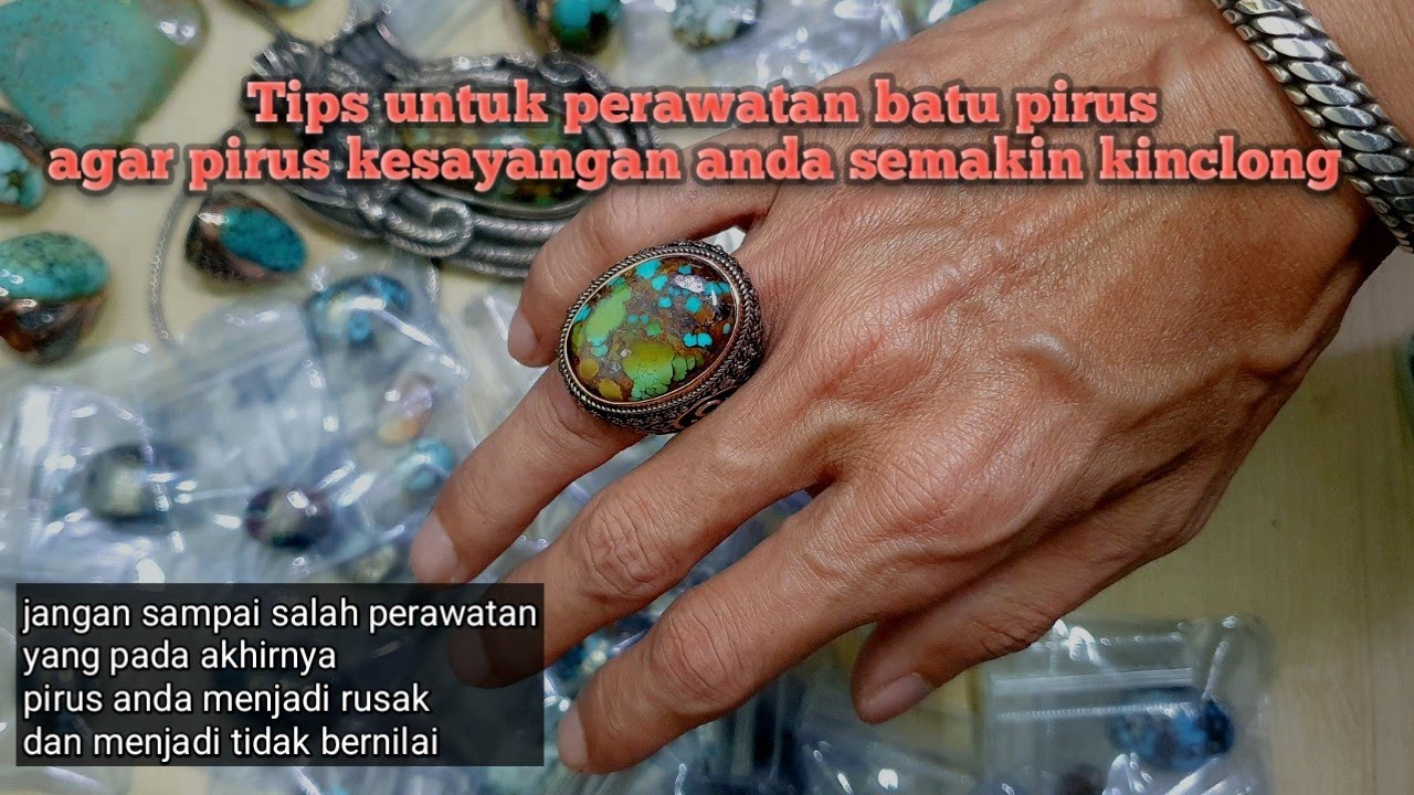 Tips untuk perawatan harian batu pirus agar semakin kinclong
