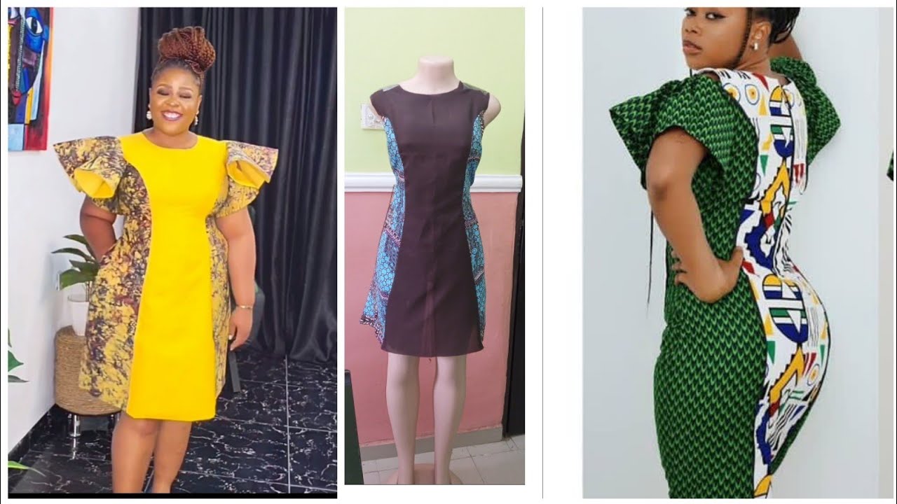 HOW TO MAKE MIX MATCH CUT DRESS GOWN