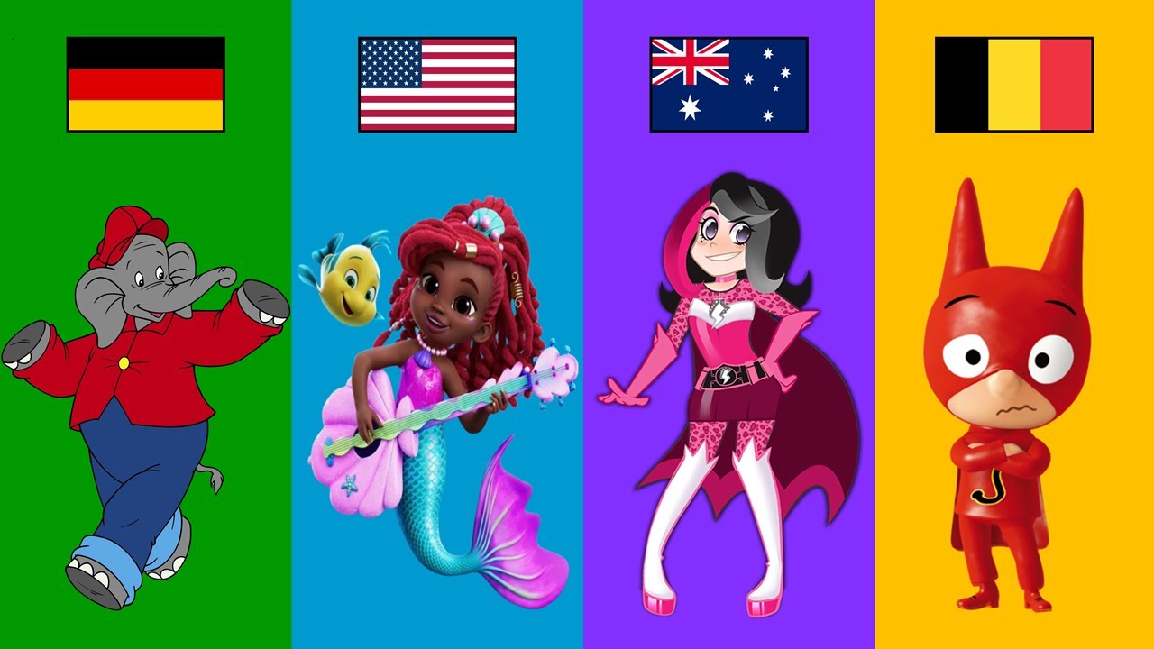 Cartoons From Different Countries | Pt.24