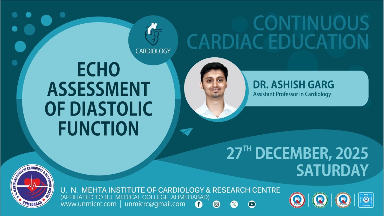 ECHO ASSESSMENT OF DIASTOLIC FUNCTION - CCE(CARDIOLOGY) 27.12.2025