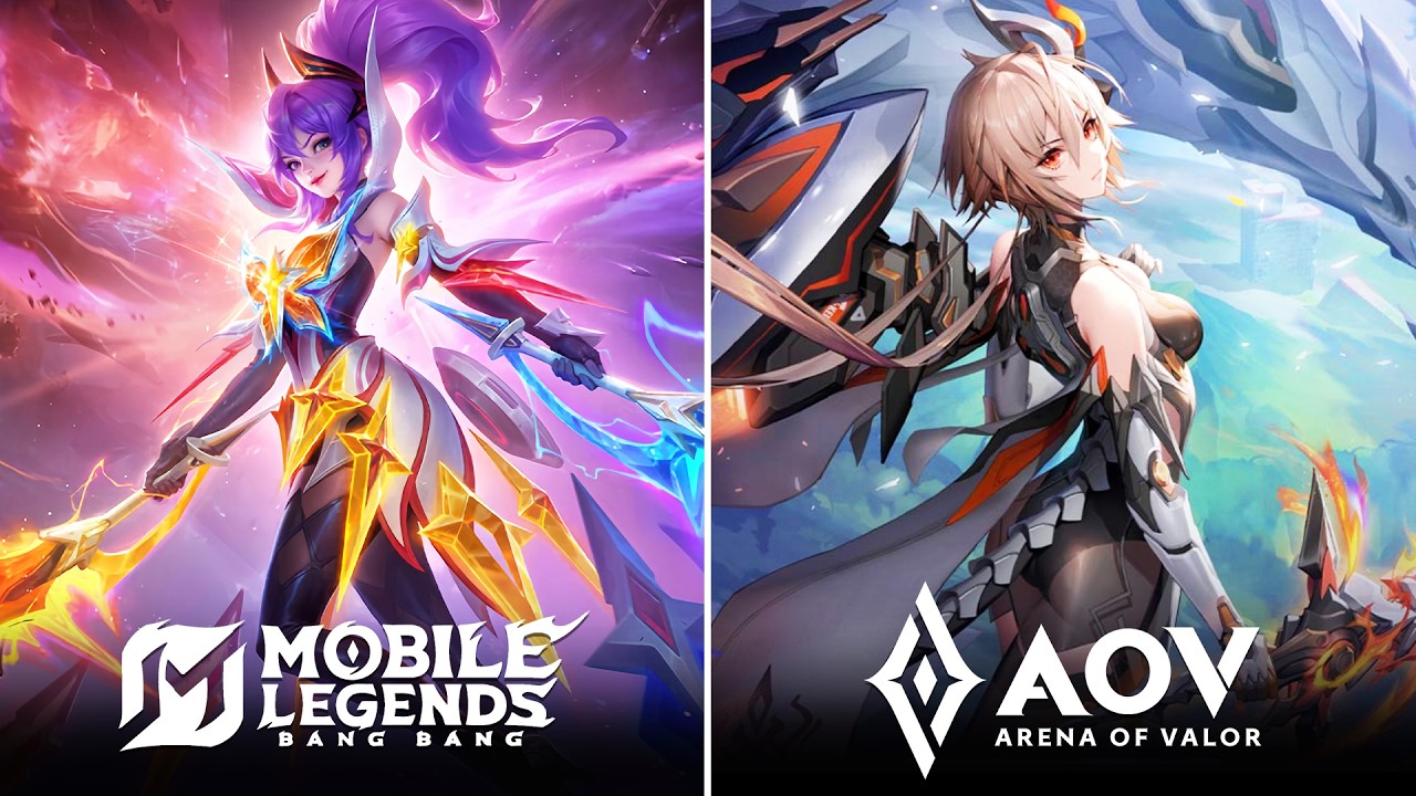 Fanny (MLBB) VS Butterfly (AOV) : Skins Effect Comparison | Legend Form 2 vs Evo 5