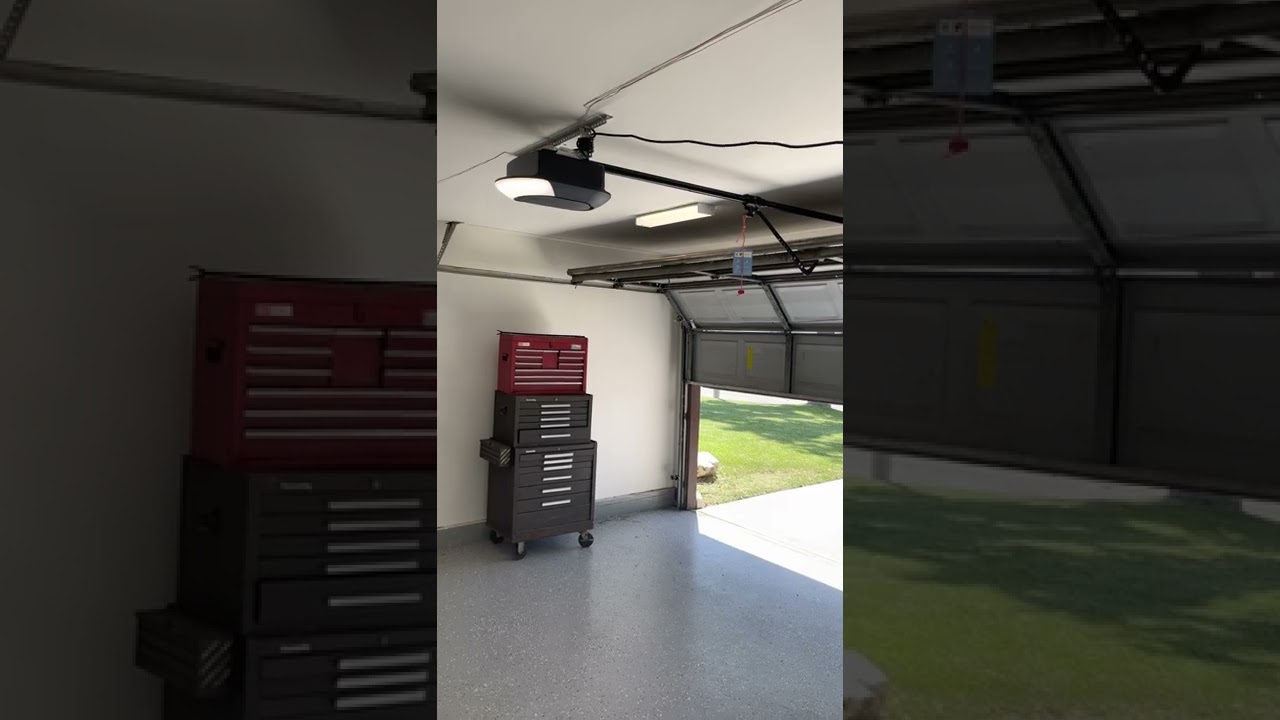 Garage Door Opener Installation Chamberlain Belt Drive Battery Backup myQ by Evergreen Garage Door