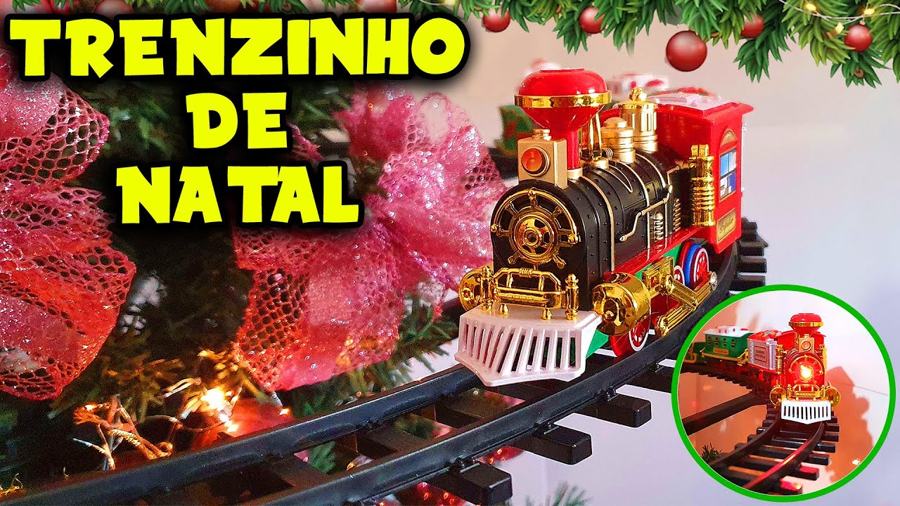 MONTANDO O TRENZINHO DE ÁRVORE DE NATAL!!!