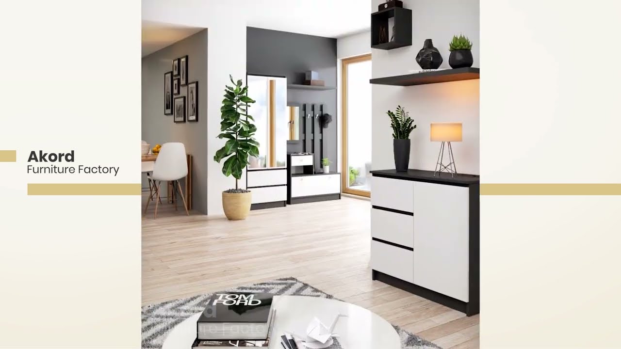 Praktische Kommode JERRY &ndash; 3 Schubladen + Schrank Funktionales Design | In vielen Farben erh&auml;ltlich