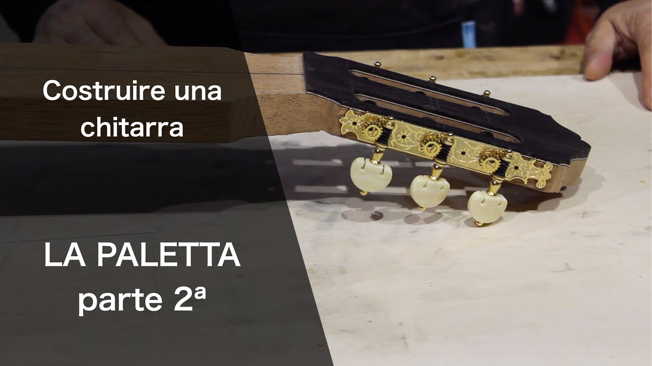 Costruzione di una chitarra classica: il manico e la Peletta Parte 2