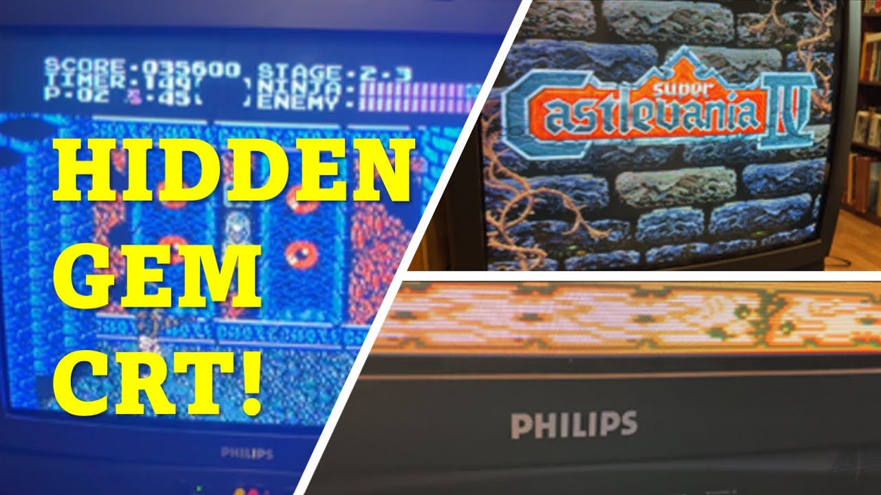 Philips 27LT220/17 CRT TV - HIDDEN GEM for Retro Gaming | JVC D-Series Rival
