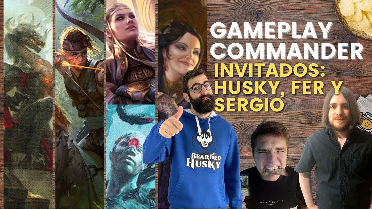 GAMEPLAY: KORVOLD vs HALLAR vs ICH-TEKIK + REBBEC vs MARCHESA | jugamos con Husky, Sergio y Fer