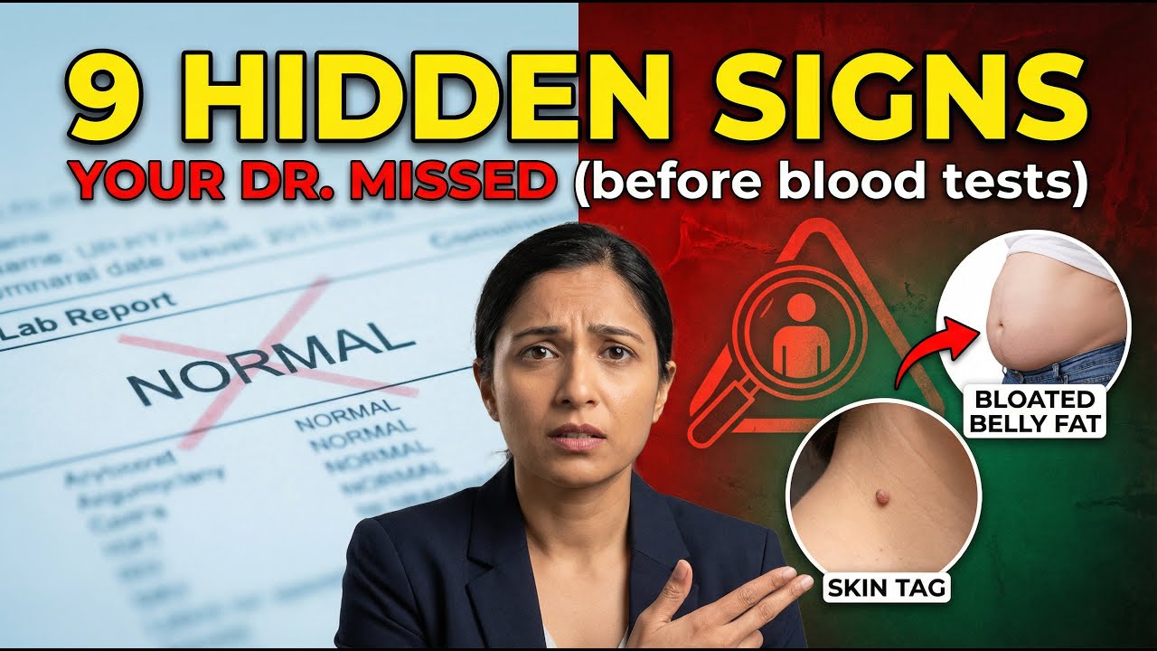9 Warning Signs of Insulin Resistance (Blood Tests Miss This For Years)