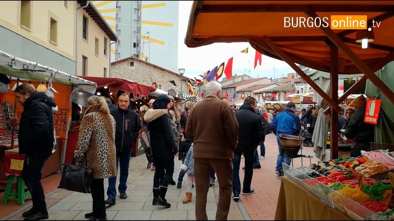 REPORTAJE | Mercado medieval en Gamonal, febrero 2019 - Burgos Online TV