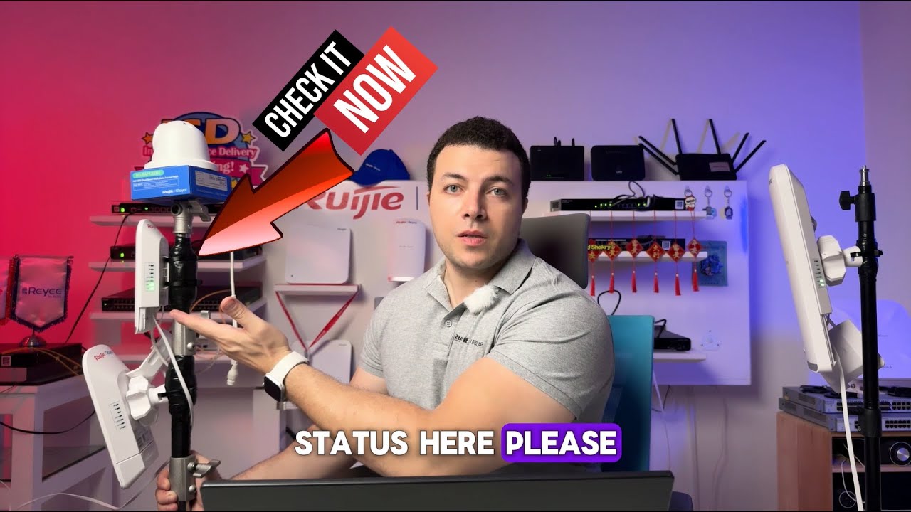 Video #1 | New Ruijie EST Series Bridge Setup - PoE, NAT, TDMA & SON in Action!