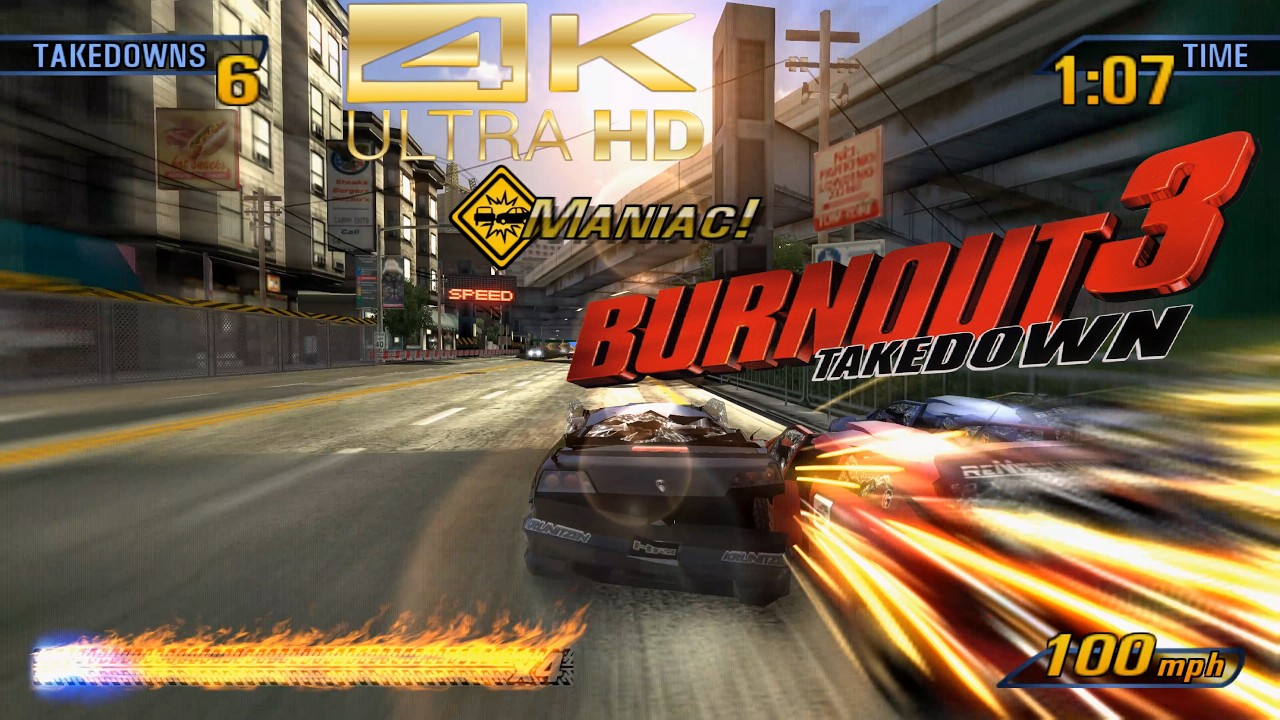 Burnout 3: Takedown 4K Gameplay