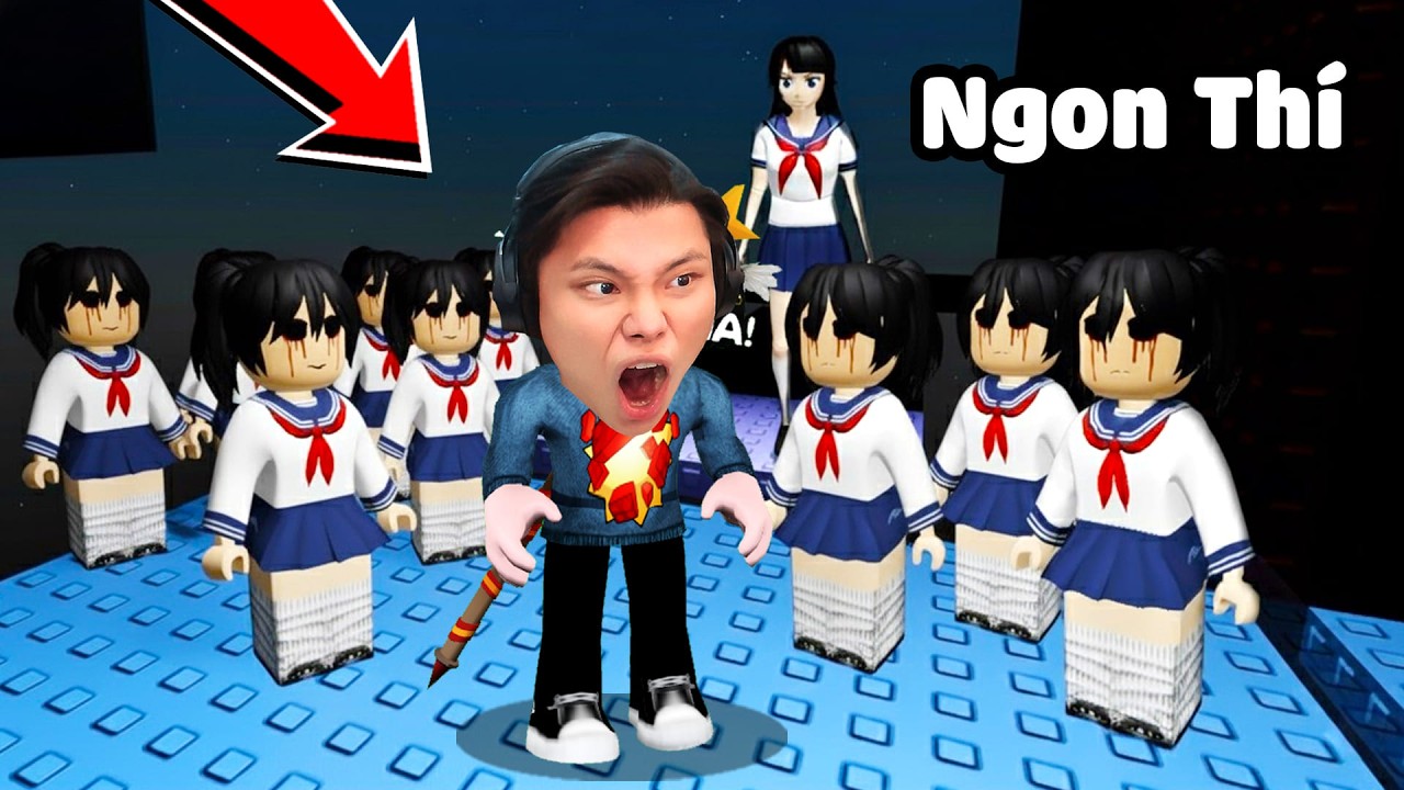 [ROBLOX] JayGray Leo Tháp Siêu Kinh Dị Sakura School🖐😘🌸Bỏ Chạy Trường Học Nữ Sinh Sakura Slap Tower