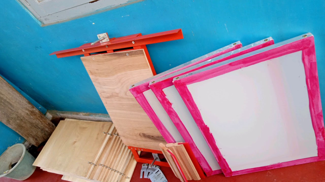 Alat sablon meja rel jinjing