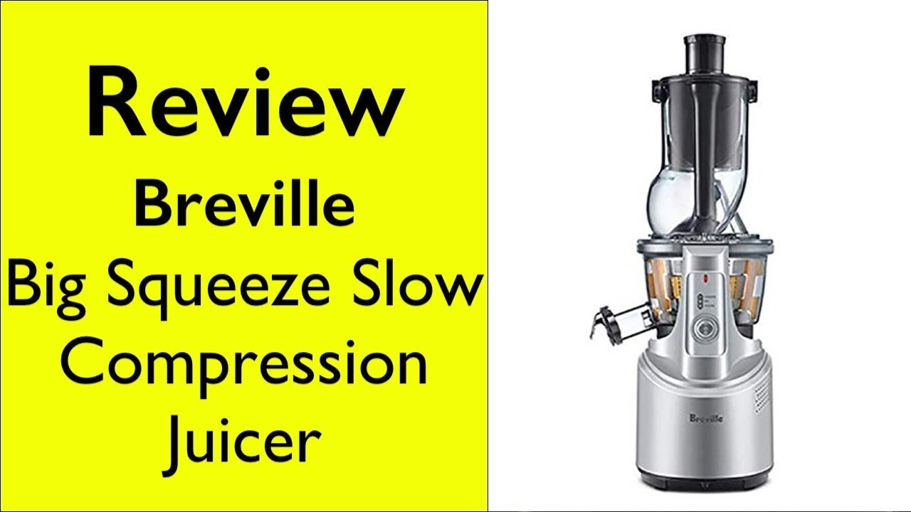 Review Breville BJS700 the Big Squeeze Slow Compression Juicer vs Omega VRT350
