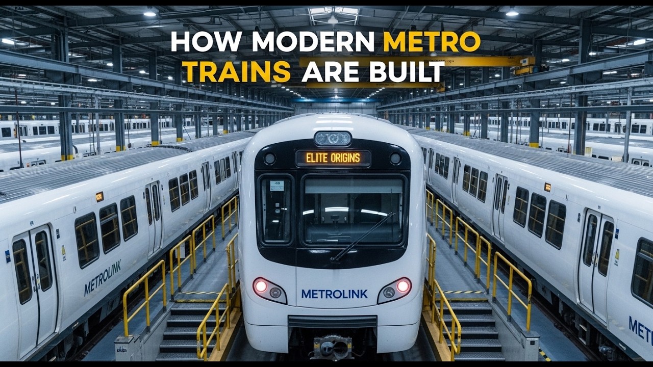 How Modern Metro Trains Are Built | Metrolink 3000 Factory
