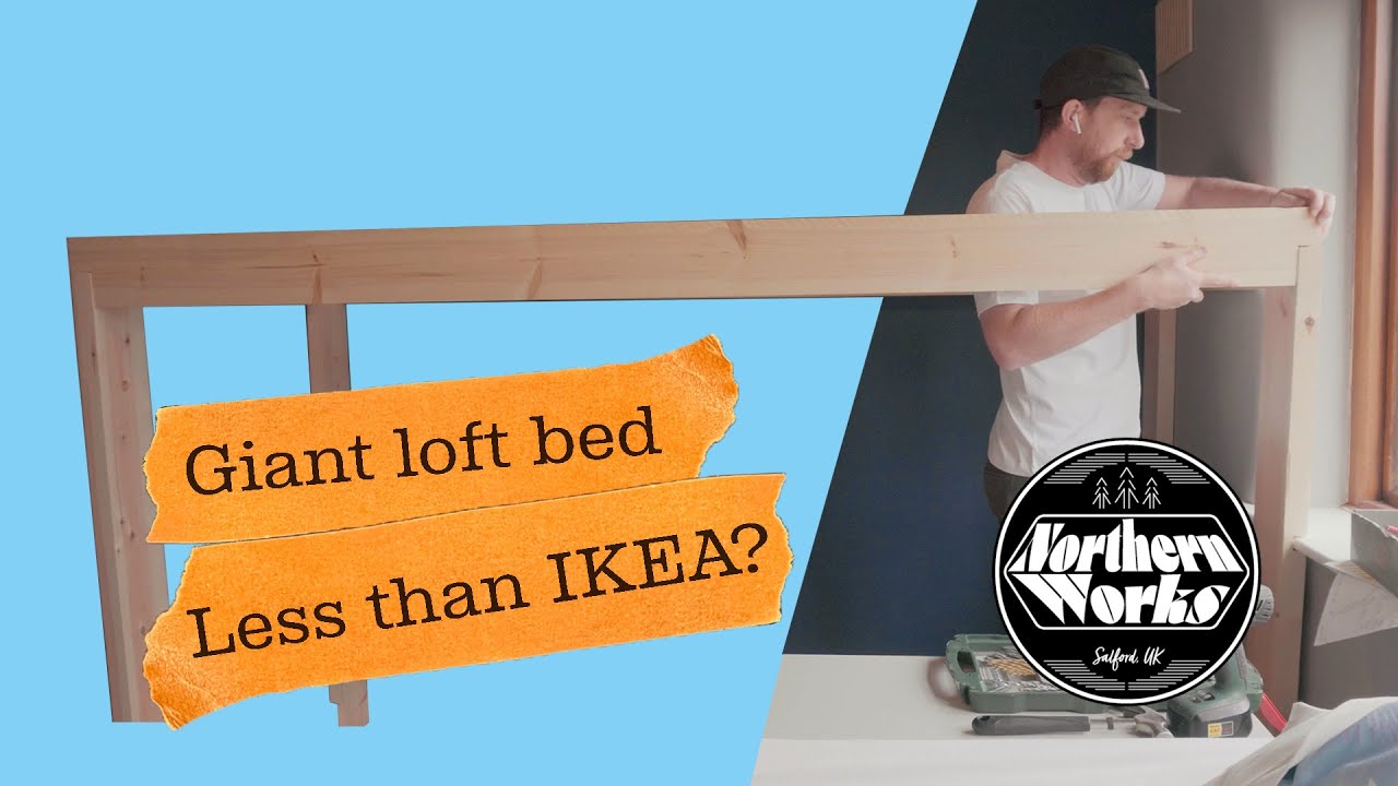 Why are kids beds so expensive? DIY loft bed build