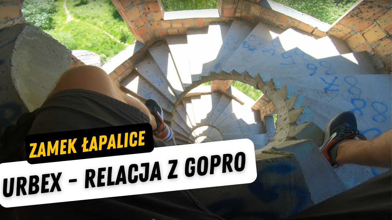 Opuszczony Zamek Łapalice - Urbex relacja POV z GoPro - 2022