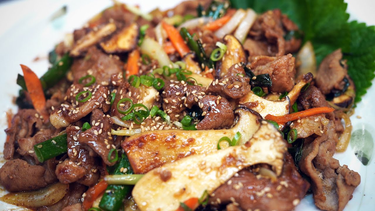 돼지불고기 이렇게 만들면 전혀 특별한 재료 없이도 유명 맛집 느낌 납니다👍