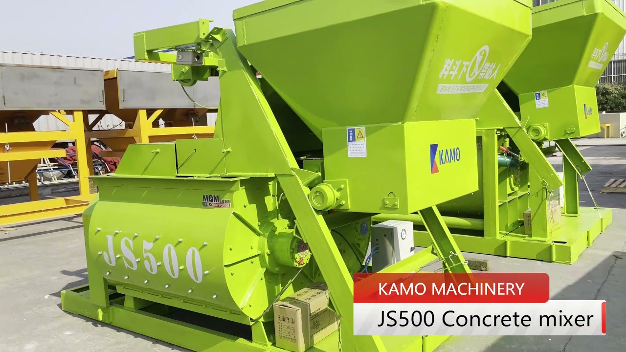 KAMO Concrete mixers and accessories export to Vietnam in 10th Apr. 2021