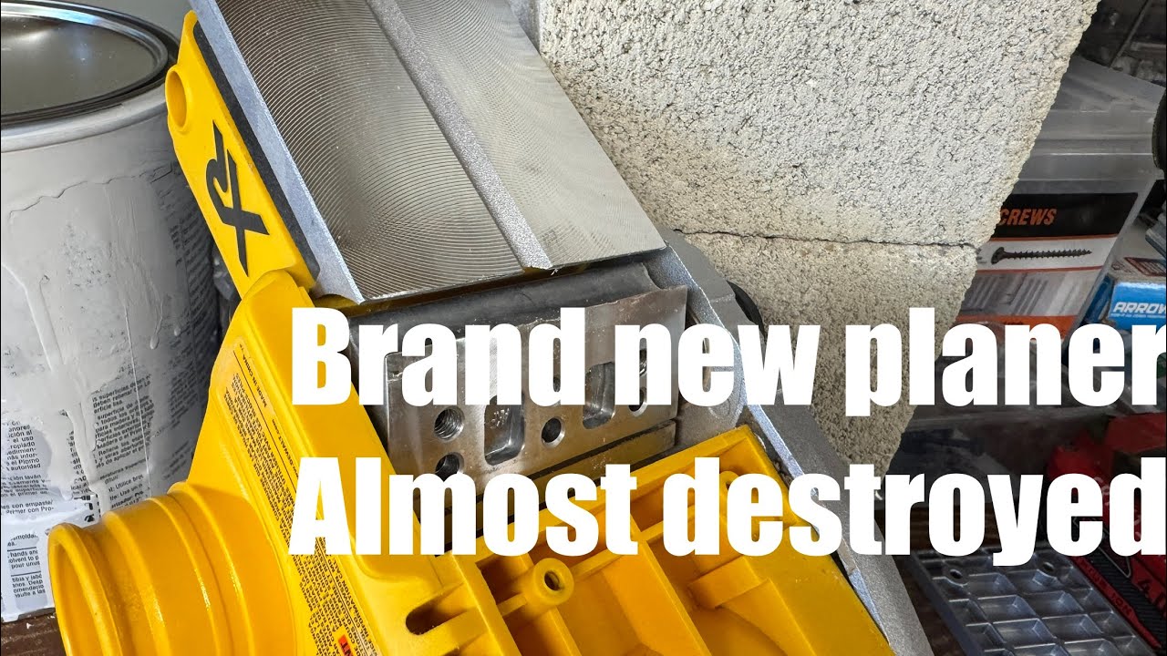 Dewalt planer vs hardwood oak flooring 