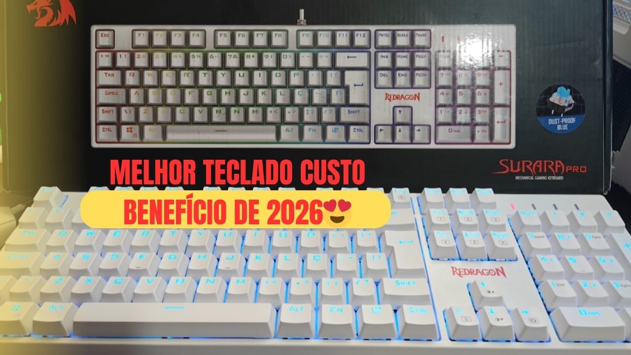 Melhor teclado custo benificio de 2026.