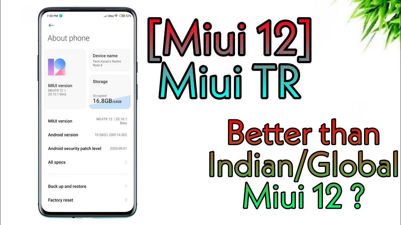 [Miui 12] Miui TR - Better than Global/Indian Miui 12 ? | You should give it a try🔥🔥