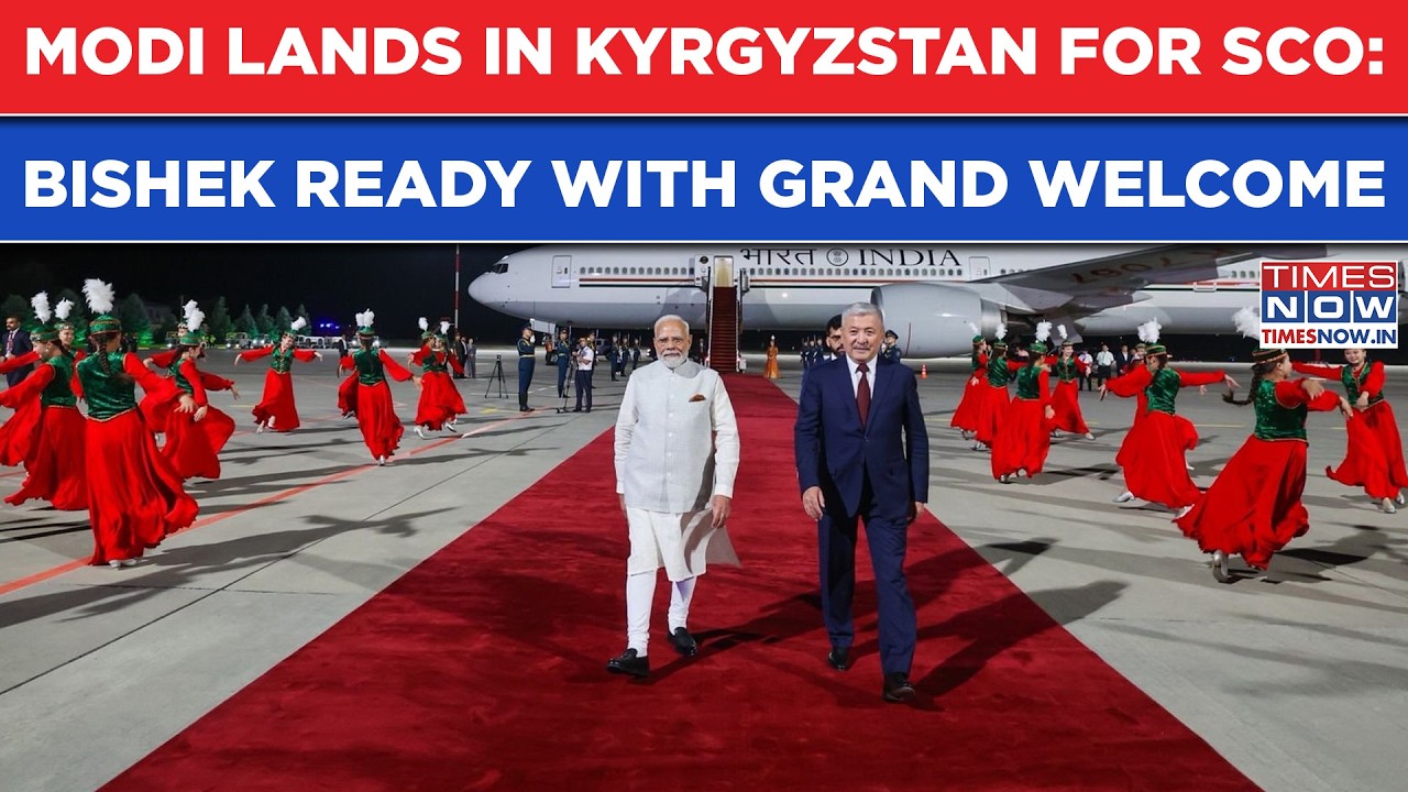 Modi Lands In Kyrgyzstan For SCO: Bishek Ready With Grand Welcome For Indian PM