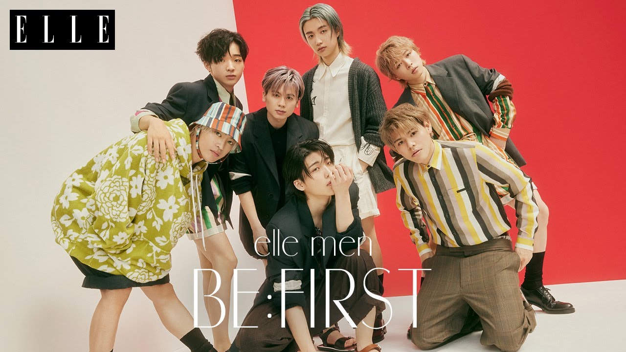 【BE:FIRST】絵文字😘  でメンバーの個性をプレゼン！ 撮影舞台裏も｜ELLE MEN｜ ELLE Japan