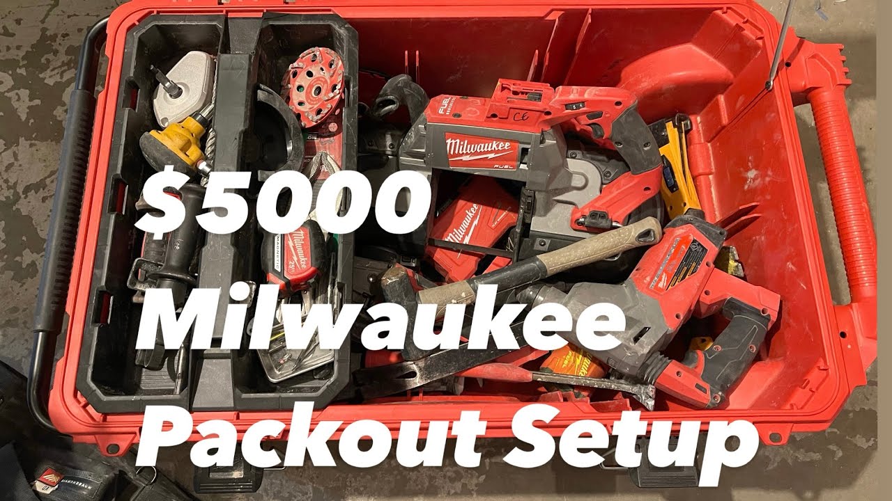 Milwaukee Rolling Packout Setup