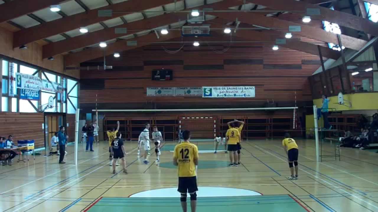 Coupe de France M20 1er tour VBS-PSVB part.2 volley ball