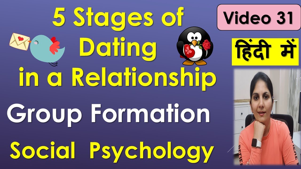 Social Psychology Group Formation Stages of Dating love affair प्यार कैसे शुरू होता है Monica Josan