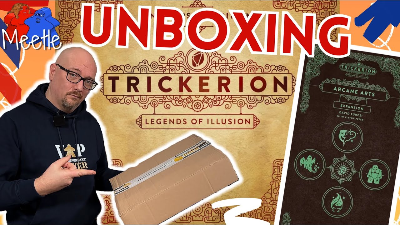 Unboxing ARCANE ARTS: De nieuwe uitbreiding voor TRICKERION! (NL)🎩🤩