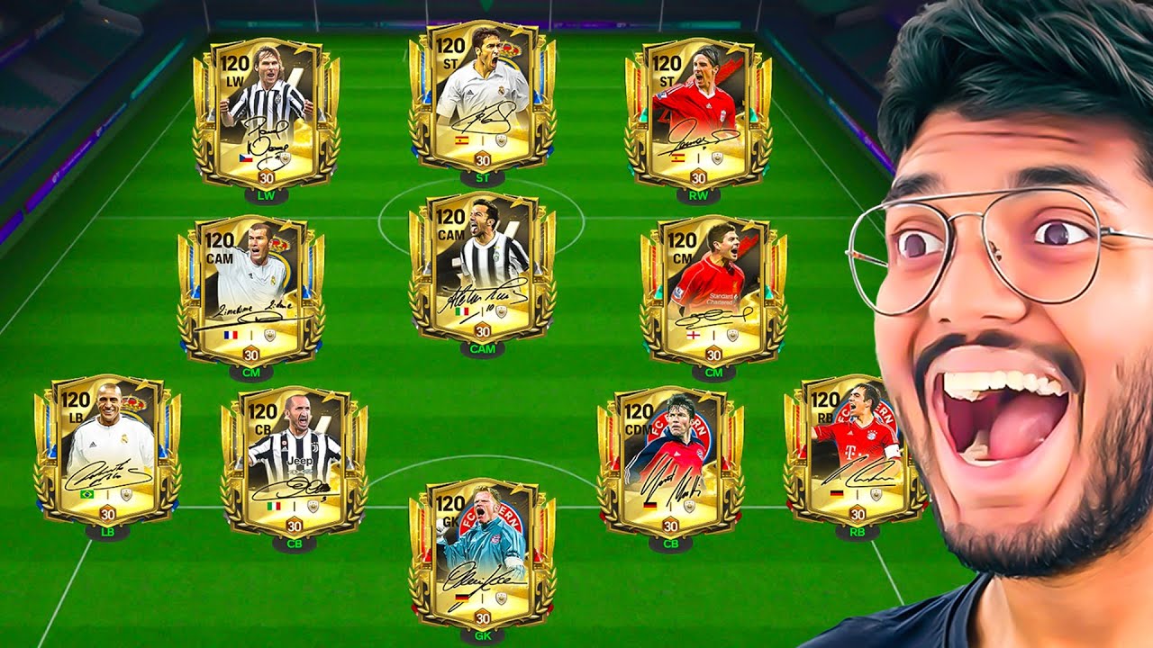 Полный состав команды GLORIOUS ERA XI в FC MOBILE!