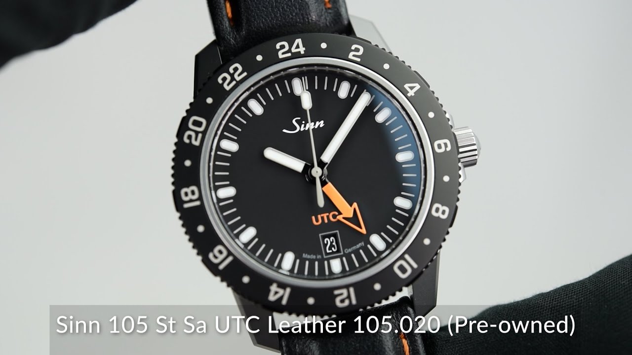 Sinn 105 St Sa UTC Leather 105.020 (Pre-owned)