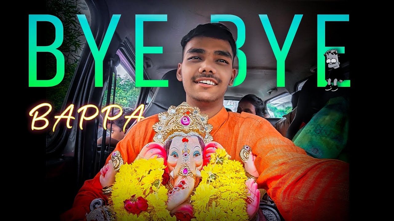 BAPPA VISARJAN VLOG ☺️ || ROCK 🪨 OF RAMSETU 😮 || #familyvlog