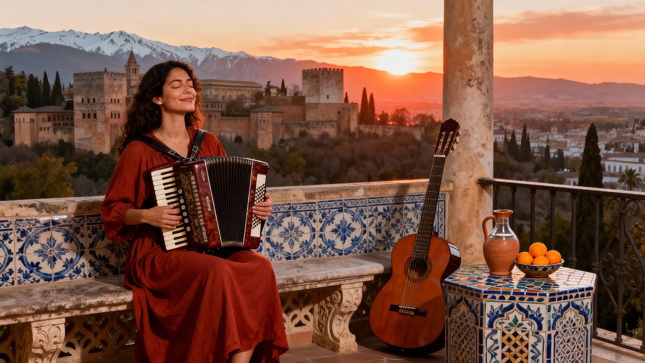 Spanish Guitar & Accordion music – Best Flamenco Fusion for Relaxation & Meditation