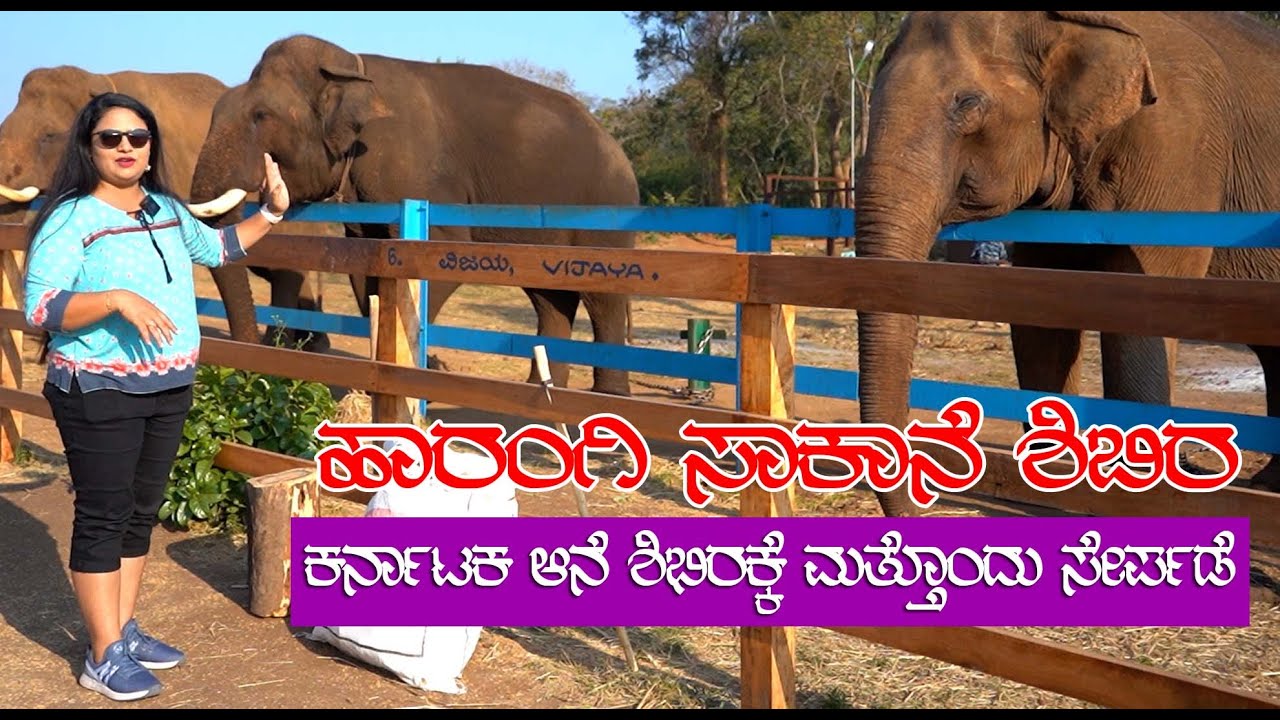 Harangi Elephant Camp Tree Park Boating/Sunset point one day trip at  Coorg ಹಾರಂಗಿ ಸಾಕಾನೆ ಶಿಬಿರ