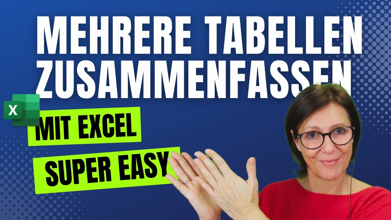 EXCEL mehrere Tabellen in Sekunden zu einer zusammenführen #deutsch