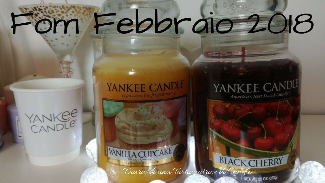 Yankee Candle - Fom Febbraio 2018 - Vanilla Cupcake & Black Cherry