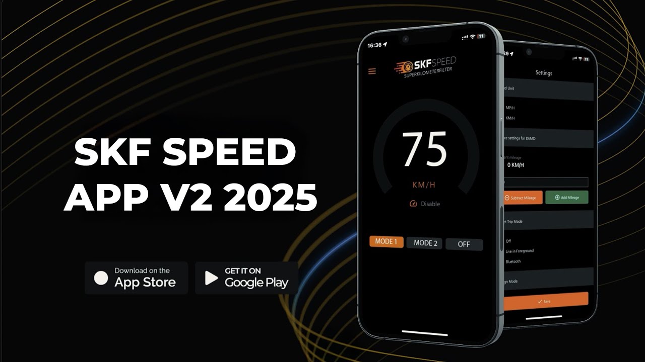 SKF Speed APP V2 2025 - Superkilometerfilter with APP Control