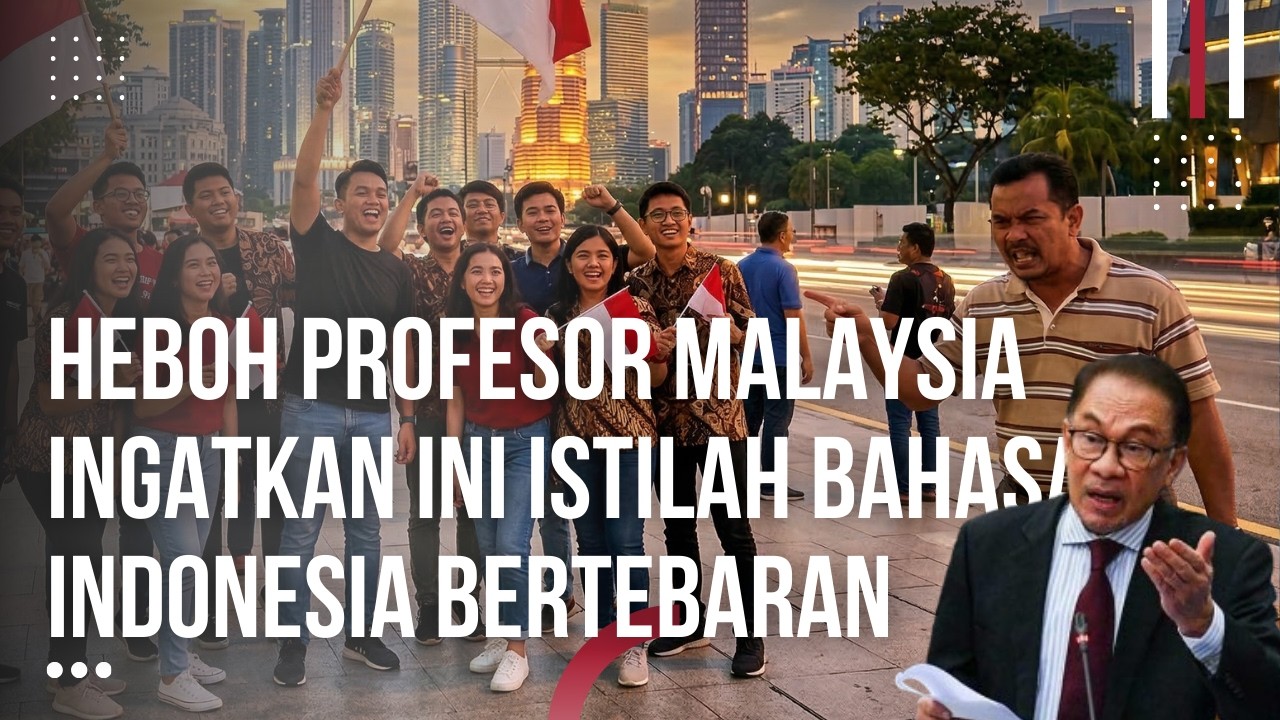 Heboh! Warga Malaysia Marah Ada Istilah Bahasa Indonesia di Kotanya, Profesor Malaysia Ingatkan Ini